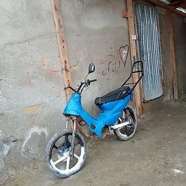 saipa disk: Moped/skuter – mavi rəng, şəhər içi gedişlər və yüngül daşıma üçün — 5