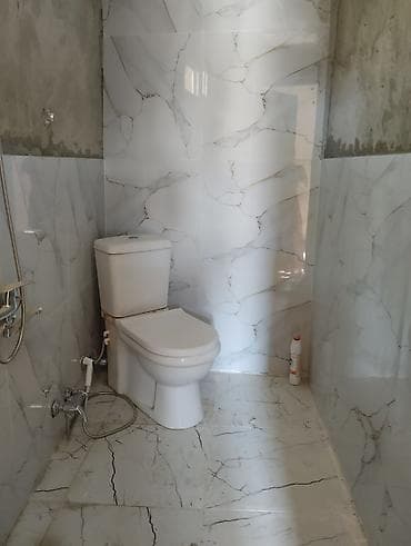 dam: Mərmər naxışlı kafel və santexnika dəsti - Hamam/tualet üçün tam — 1
