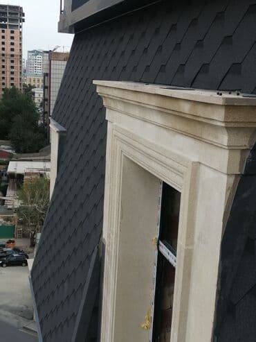 dam örtüyləri: Müasi̇r hər növ . Dam örtukləri̇ni̇n vurulmasi̇. Yi̇ği̇lmasi̇ — 10