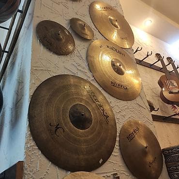 Baraban tarelkaları Ölçülər:Ride,Hi-hat,Bell 110 azn başlayırlar — 1