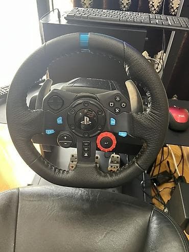 qaz sobasl: Sim Racing komplekti – sükan, pedal, oturacaq və PC ilə qurulmuş hazır — 3