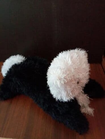 Yumşaq oyuncaq ayı - Material: uzun tüklü, yumşaq plyuş parça - Rəng