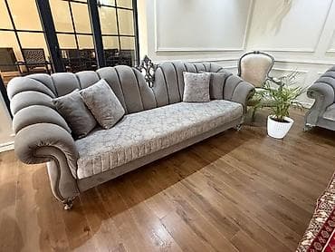 Klassik divan, Divan, Kreslo, Bazasız, Açılmayan — 2