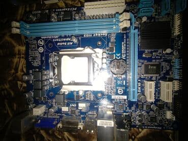 Материнская плата Gigabyte H61, Б/у