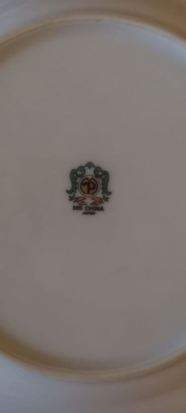 komi: Boşqablar, 6 ədədli dəst, rəng - Ağ, Farfor, Yaponiya — 4