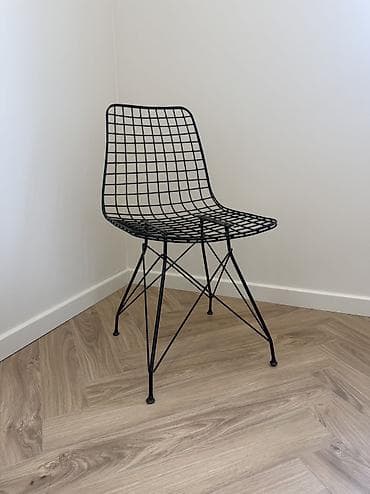 pufik masa: Qonaq otağı üçün, İşlənmiş, Qatlanmayan, rəng - Qara Stul — 1