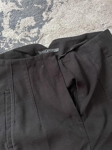 Женская одежда: Qadın klassik qara şalvar – SHEYLA - Brend/etiket: SHEYLA - Rəng — 3