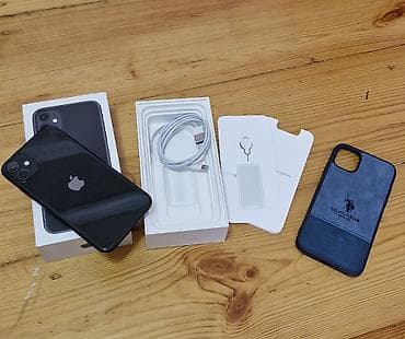 ayfon telefon qiymetleri: IPhone 11, 64 GB, Qara, Face ID — 2