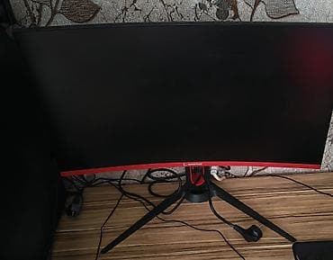 komputer notebook: Oyun monitoru Rampage RM-165S 27-inch 165Hz FHD Rəng: Qara-Qırmızı — 3