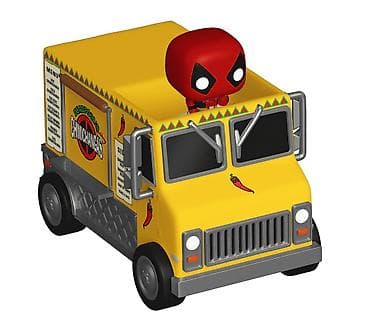 oyuncaq panda: Funko Bitty Pop! Rides – Deadpool’s Chimichanga Truck + Bitty Pop! — 4