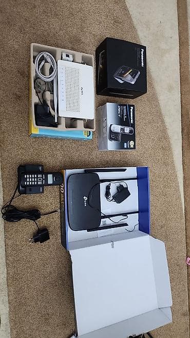 İnternet və telefon avadanlıqları dəsti Paketə daxildir: - TP-Link