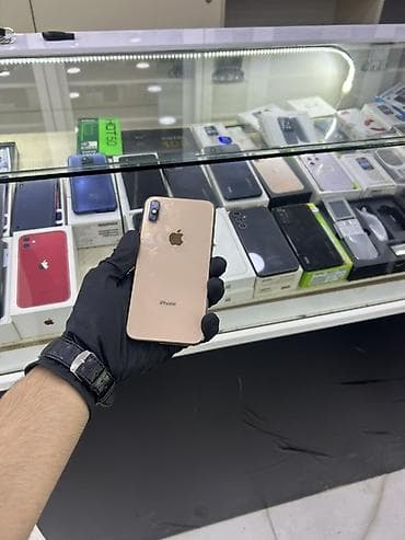 iphone 12 pro 2 el: IPhone Xs, 64 GB, Qızılı, Face ID — 1