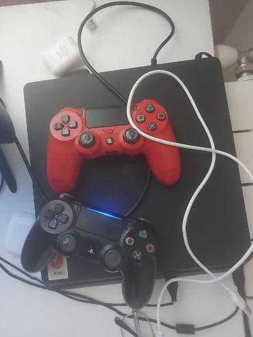 ps4 kaset: Satılır tam ideal vəziyyətdə PlayStation 4 Slim. ​İçi heç vaxt — 1