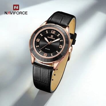 qol saatlari qadin ucun: Yeni, Qol saatı, NaviForce, rəng - Qara — 3