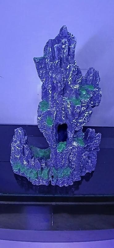 dekorativ daş: Akvaryum dekoru – Qaya/mağara kompozisiyası - Material: təhlükəsiz — 2