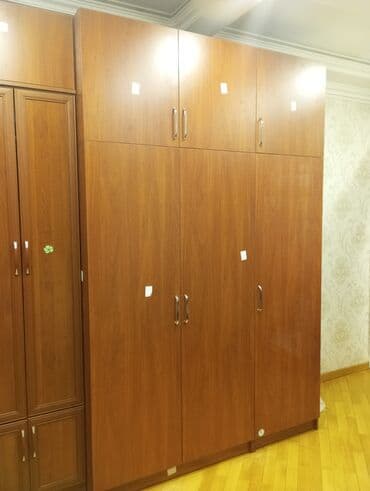 стенка для спальни: Распашной, 6 дверей Прямой шкаф, Гардеробный шкаф — 2