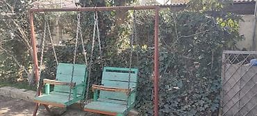 Oturacaq-yelləncək, Zontiksiz, Metal