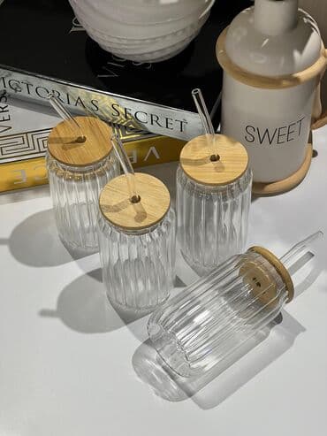 bokallar: Stəkanlar, Şüşə, 1 əd, 300 ml, Türkiyə — 1