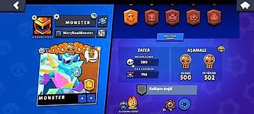 kade: Brawl Stars oyunu üçün hesab - Kupa sayı: 4359 - Kupa Yolu nişanı — 3
