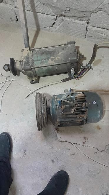 Məhsul: 2 ədəd elektrik mühərriki və kasnaq dəsti Təsvir: - Şəkildə