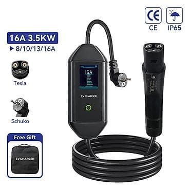 akkumulator: Tesla AC EV şarj cihazı 3.5KW / 16A Наш продукт Портативное — 1