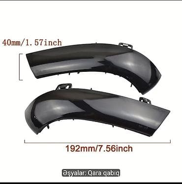 kia optima stopu: Mashin güzgüsü üçün dinamik dönmə siqnalları (LED) – qara korpus — 4