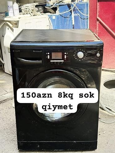 et masini: Arçelik önyükləməli paltaryuyan maşın - Yük tutumu: 8 kq - Enerji — 1