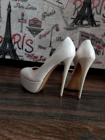 белые туфли новые: Туфли, Размер: 36, цвет - Белый, Новый — 3