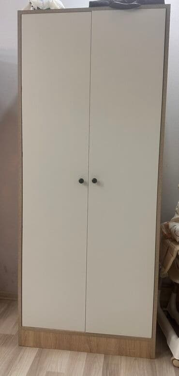 Boşqablar: Açılan, 2 qapılı Düz dolab, Qarderob, paltar dolabı — 2