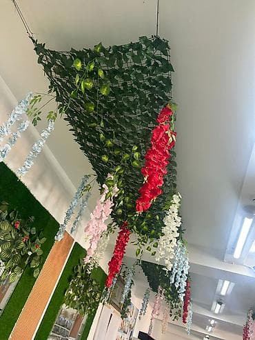 dollar gülü: Asma dekorativ süni güllər və yarpaq panelləriMağaza bağlandığına görə — 1