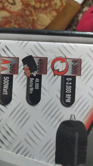 işlənmiş drellər: Drel daşı deşir 500w, hec işlənməyib, cox səliqəli qalıb — 4