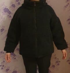 i̇kitərəfli kişi gödəkçəsi: Qara rəngli ikiüzlü qış gödəkçəsi - Reversibl dizayn: bir üzü yumşaq — 1