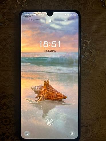 Samsung Galaxy A41, 64 GB, rəng - Qara, Sensor, Barmaq izi, Face ID