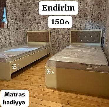 Tək nəfərlik çarpayılar – endirimdə 150₼ - Rəng: açıq krem/krem-bej lalafo.az -da Tək nəfərlik çarpayılar – endirimdə 150₼ - Rəng: açıq krem/krem-bej