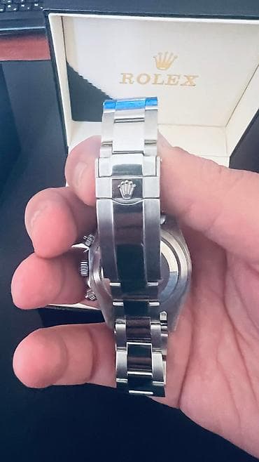 saat rolex: Rolex Daytona mexanika original AAA KLASS saat tezedi hec istifade — 6