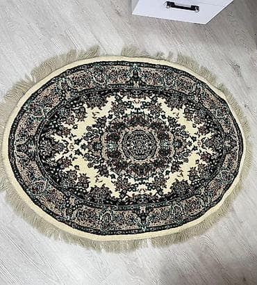 Oval xalça 142×102sm Irandan alinib yenidir - Forma: oval - Rəng