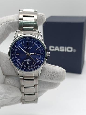 Сумки: Наручные часы, Casio, цвет - Голубой — 1