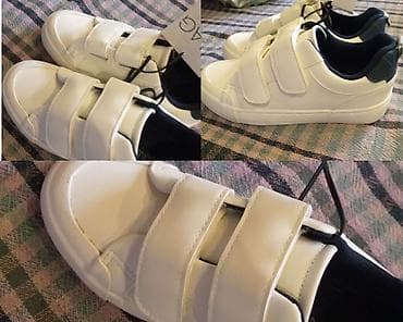 ağ sandallar: Rəng - Ağ Krossovkalar, Ölçü: 30, Uniseks — 1