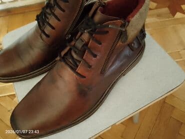 Ayaqqabılar: Kişi üçün dəri qış botları az geyinilmişREKkER almaniya istehsalı - — 9