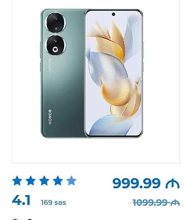 iphone 11 pro 64: Honor 90, 256 GB, rəng - Boz, Sensor — 2