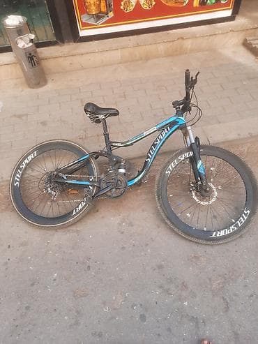 cube velo: Stelsport dağ velosipedi - Tam asqılı (ön amortizator və arxa şok) — 1