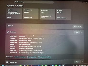 hp 15: İşlənmiş Lenovo LOQ, 15.6 ", Intel Core i7, 1 TB — 2