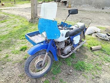 Yük daşımalı motosiklet (sayağlı qoşqulu) - Yan qoşqulu, üçtəkərli