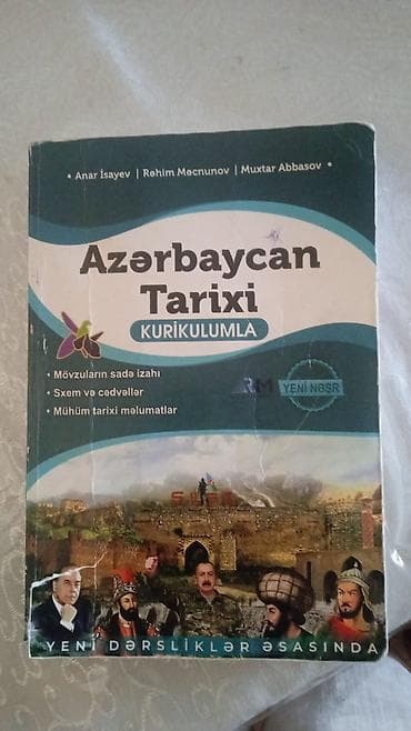 Məhsul: Azərbaycan Tarixi – Kurikulumla (kitab) Müəlliflər: Anar lalafo.az -da Məhsul: Azərbaycan Tarixi – Kurikulumla (kitab) Müəlliflər: Anar