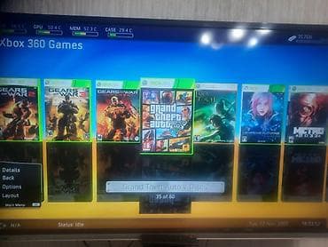 kablolar: Xbox 360 (Slim) oyun konsolu və 1 ədəd naqilsiz pult - Konsol: Xbox — 2