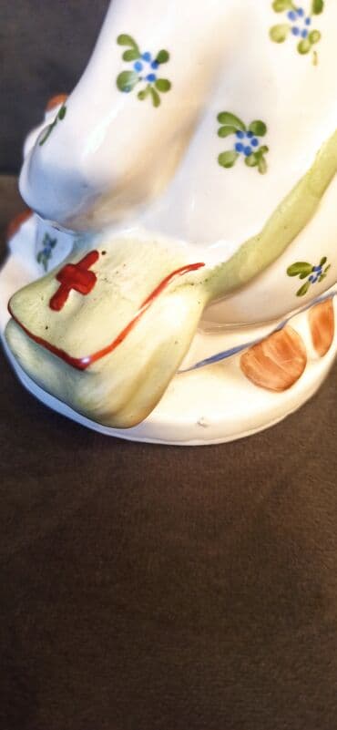 ваза напольная стеклянная высокая без узора: Heykəlcik, 1950 il, SSRİ, Pulsuz çatdırılma — 26