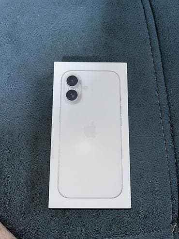 apple iphone 1: IPhone 16, 128 GB, Ağ, Face ID — 7
