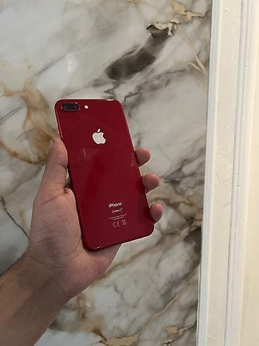 ayfon satilir: IPhone 8 Plus, 256 GB, Qırmızı, Barmaq izi — 7