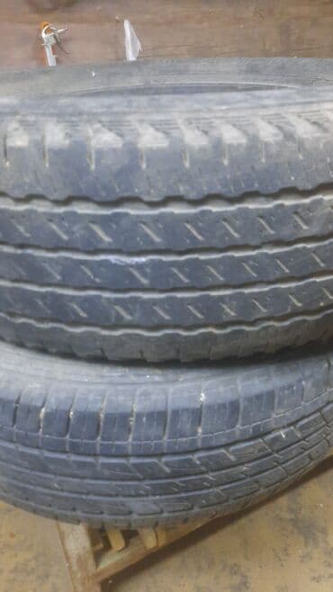 Disk təkərlər: P235/65R17 ölçüsündə iki ədəd avtomobil təkəri. Yaxşı vəziyyətdədir — 3