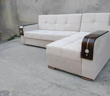 раскладные кресла в баку: Угловой диван, Новый, Раскладной, С подъемным механизмом, Ткань — 2